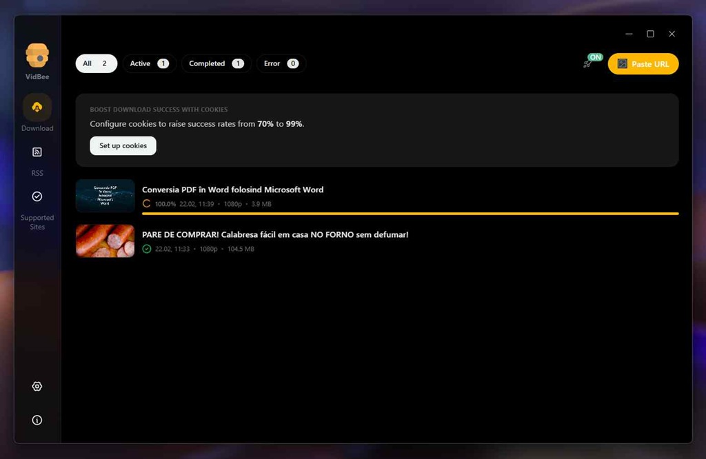 Vidbee download